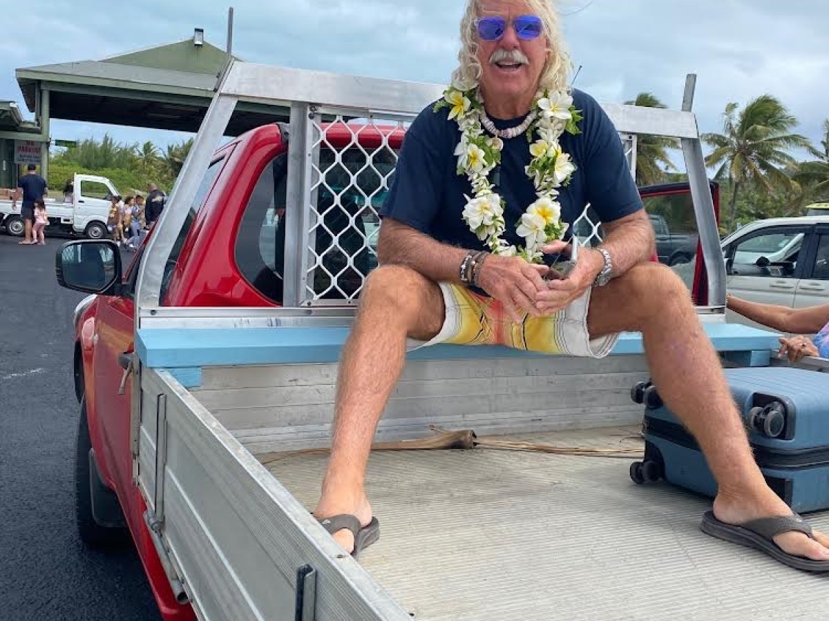 a man sitting in a car
